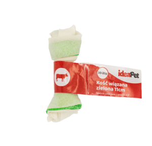 Ideapet P Pies 1szt 11cm Kość wiązana Zielona