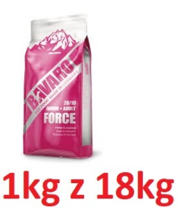 Josera Bavaro R Pies 1kg Junior/Adult Force Drób