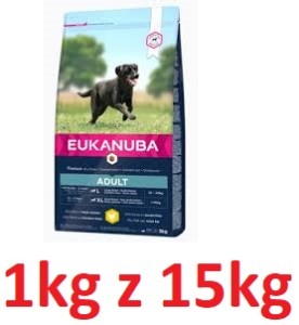 Eukanuba R Pies 1kg L/XL Adult Kurczak