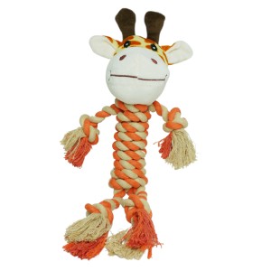 Deleo Z Pies 30cm Żyrafa Sznur z głową pluszową