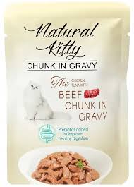 Natural Kitty SA Kot 85g Adult Wołowina Drób Sos