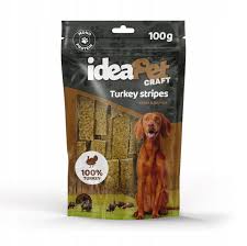 Ideapet Craft Mono P Pies 100g Paski z indyka