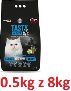 Tasty R Kot 0,5kg Adult Hairball Łosoś