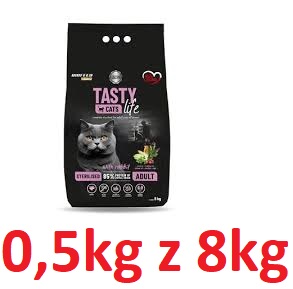 Tasty R Kot 0,5kg Adult Steril Królik