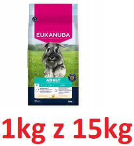 Eukanuba R Pies 1kg S Adult Kurczak z indykiem