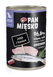 Pan M. PU Kot 400g Kitten Indyk z łososiem