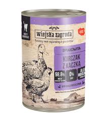 Wiejska Z. PU Kot 400g Adult Kurczak z kaczką
