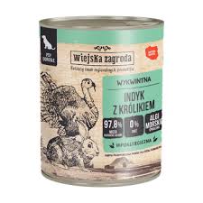 Wiejska Z. PU Pies 800g Adult Indyk z królikiem