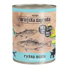 Wiejska Z. PU Pies 800g Junior Rybna uczta