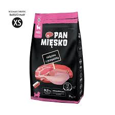 Pan M. S Pies 9kg XS Junior Cielęcina z przepiórką