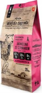 Wiejska Z. S Pies 20kg S Junior Jagnięcina Szpinak