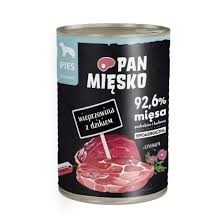 Pan M. PU Pies 400g Adult Wieprzowina z dzikiem