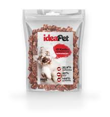 Ideapet P Pies 500g Kostki z wołowiną i rybą