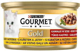 Gourmet Gold PU Kot 85g Adult Kurczak Wątróbka Sos