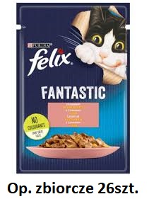 Felix Fantastic SA Kot 85g Adult Łosoś