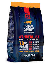 Primal S. Wanderlust S Pies 1kg Adult Kurczak Ryby