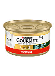 Gourmet Gold PU Kot 85g Adult Wołowina wykwintna