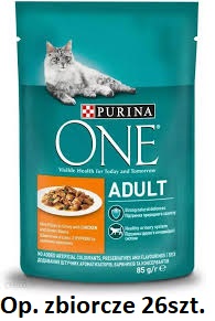 Purina One SA Kot 85g Adult Kurczak Zielona fasola