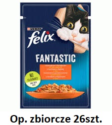 Felix Fantastic SA Kot 85g Adult Kurczak Pomidor