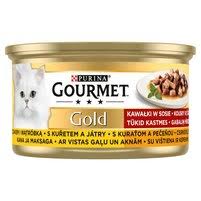 Gourmet Gold PU Kot 85g Adult Wół Drób Sos pomidor