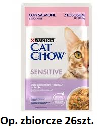 Cat Chow SA Kot 85g Adult Łosoś Cukinia Sensitive