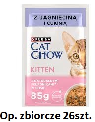 Cat Chow SA Kot 85g Kitten Jagnięcina z cukinią