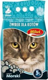 Certech Miluś Ż Kot 5l Żwierk bentonitowy Morski