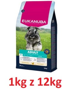 Eukanuba R Pies 1kg S Adult Kurczak Rozważona
