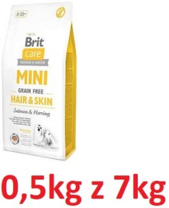 Brit C. R Pies 0,5kg Adult Łosoś Śledź Bez zbóż