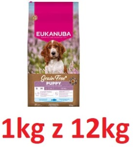 Eukanuba R Pies 1kg S/M Junior Ocean Fish Ryby