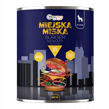 Miejska PU Pies 800g Adult Burger Wołowy Pasztet