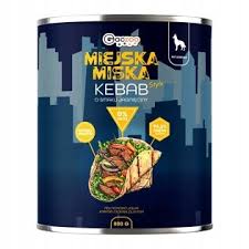 Miejska PU Pies 800g Adult Kebab Jagniecy Pasztet