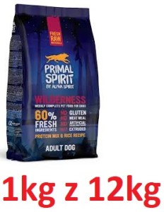 Primal S. R Pies 1kg Adult Willdernes Półmiękka