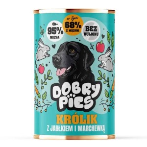 Dobry P. PU Pies 400g Adult Królik Jabłko Marchew