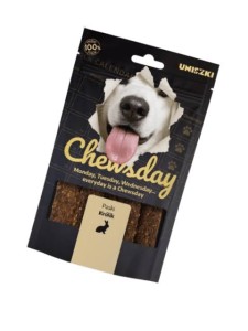 Uniszki P Pies 80g Paski z królika Chewsday