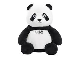 Uniq Z Pies 23,3x19,3cm Panda z kieszonką Piszczy