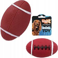 Uniq Z Pies 10x6x6cm Piłka rugby Piszczy Winylowa