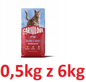 Carnilove R Kot 0,5kg Adult Steril Łosoś Indyk