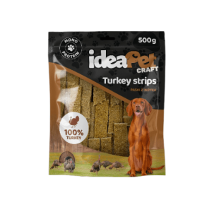 Ideapet R Pies 1szt. Paski z indyka Suszone
