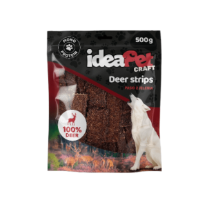 Ideapet R Pies 1szt. Paski jelenia Suszone Gryzak