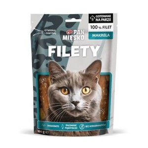 Pan M. P Kot 100g Filety z makreli Miękkie