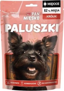 Pan M. P Pies 100g Paluszki z królika Miękkie