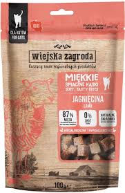 Wiejska Z. P Kot 100g Kąski z jagnięciny Miękkie