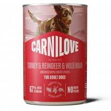 Carnilove PU Pies 400g Adult Indyk Renifer Dzik