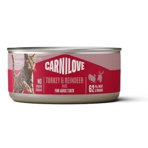 Carnilove PU Kot 100g Adult Indyk z reniferem
