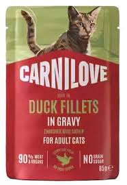 Carnilove SA Kot 85g Adult Indyk z kaczką W sosie