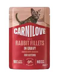 Carnilove SA Kot 85g Kitten Indyk Królik W sosie