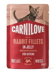 Carnilove SA Kot 85g Kitten Indyk Królik Galaretka