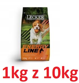 Lecker Energy R Pies 1kg Adult Wołowina Aktywne