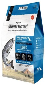 Wiejska Z. Mono S Pies 6kg S/M Adult Łosoś